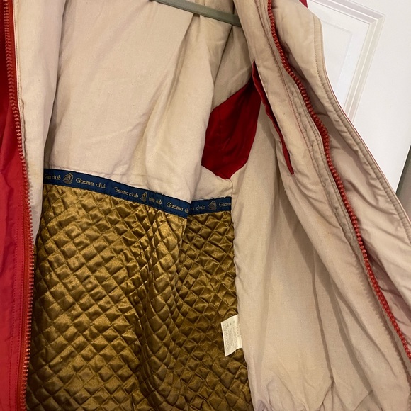 Rare Vintage Gaoma Outdoor Lightweight Red Jacket with Crest Size XL - Picture 7 of 9